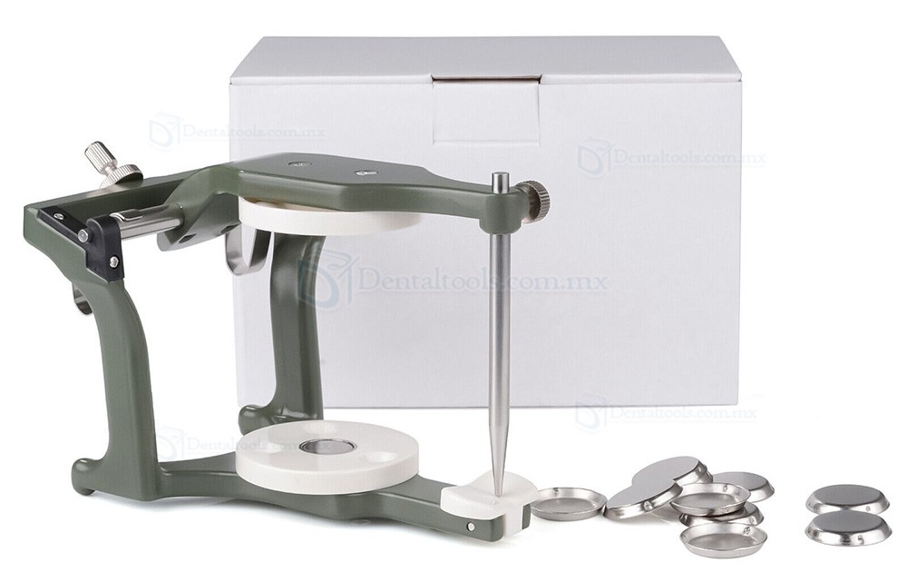 Articulador dental de valor promedio compatible con placas Amann Girrbach